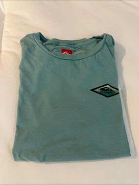 Quiksilver Teal Graphic T-Shirt